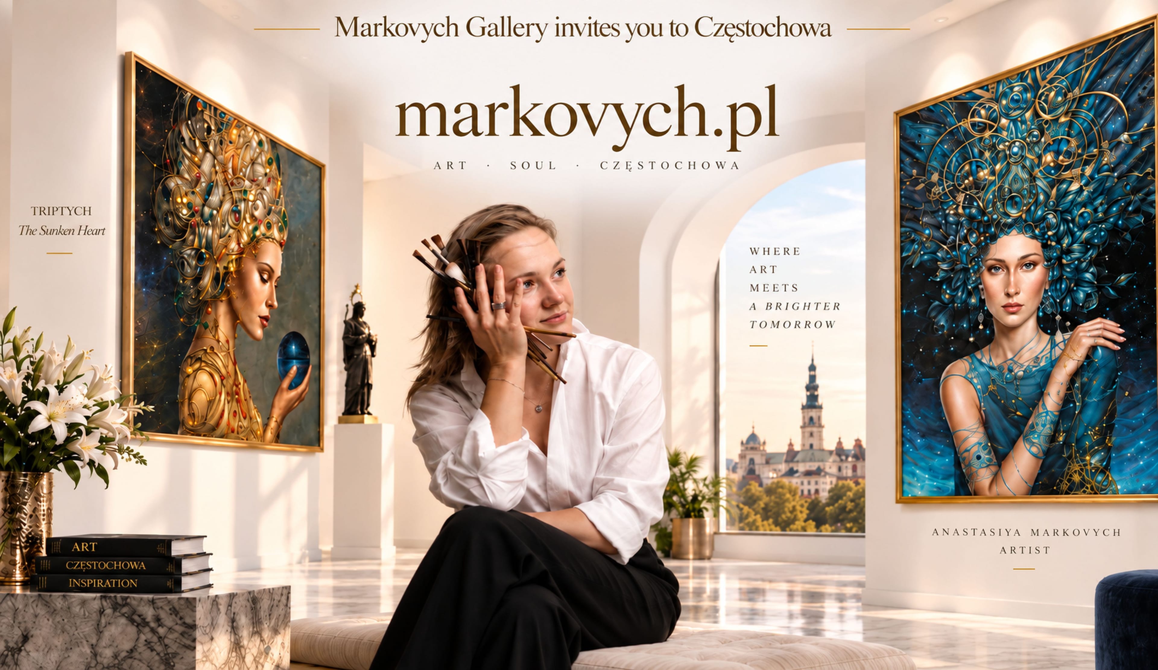 Markovych Gallery invites you to Częstochowa — Anastasiya Markovych and her paintings